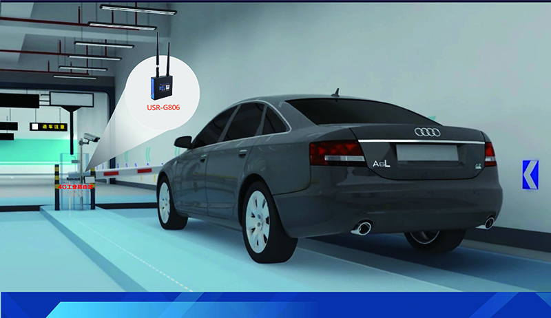 application of 4G Industrial Routers-smart car parking