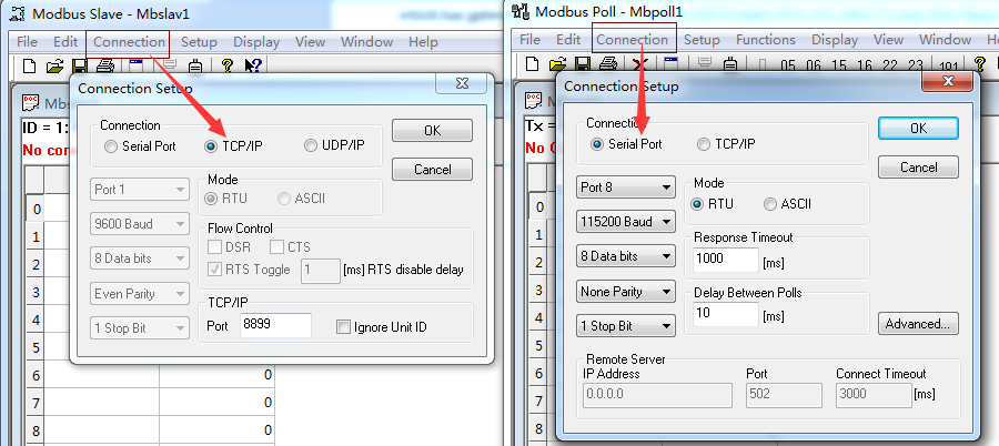 configure N510(Serial to Ethernet Converter) 