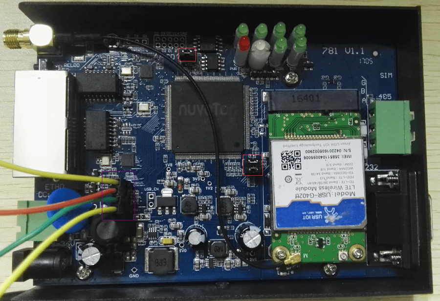 Upgrading Industrial 4G LTE Modem-USR-G781 firmware by USB cable