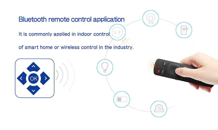 BLE module, Bluetooth remote control application