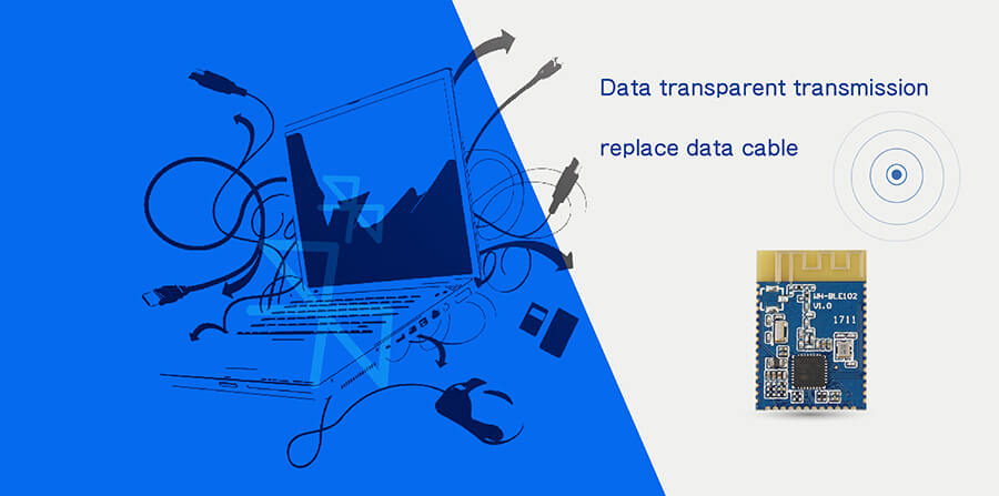 BLE module,data transparent transmission, replace data cable