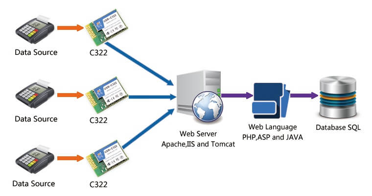 Data Submitted to Web Server Directly