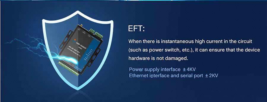 EFT can ensure 4-way network io controller is not damaged