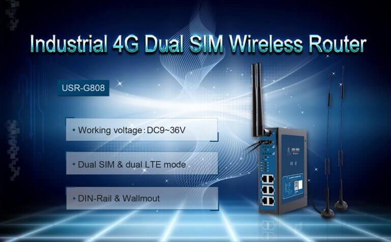 Features of SIM industrial LTE Router