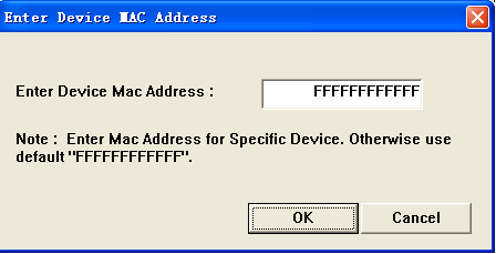 USR-WIFI232-B2 RF test manual- enter device mac address