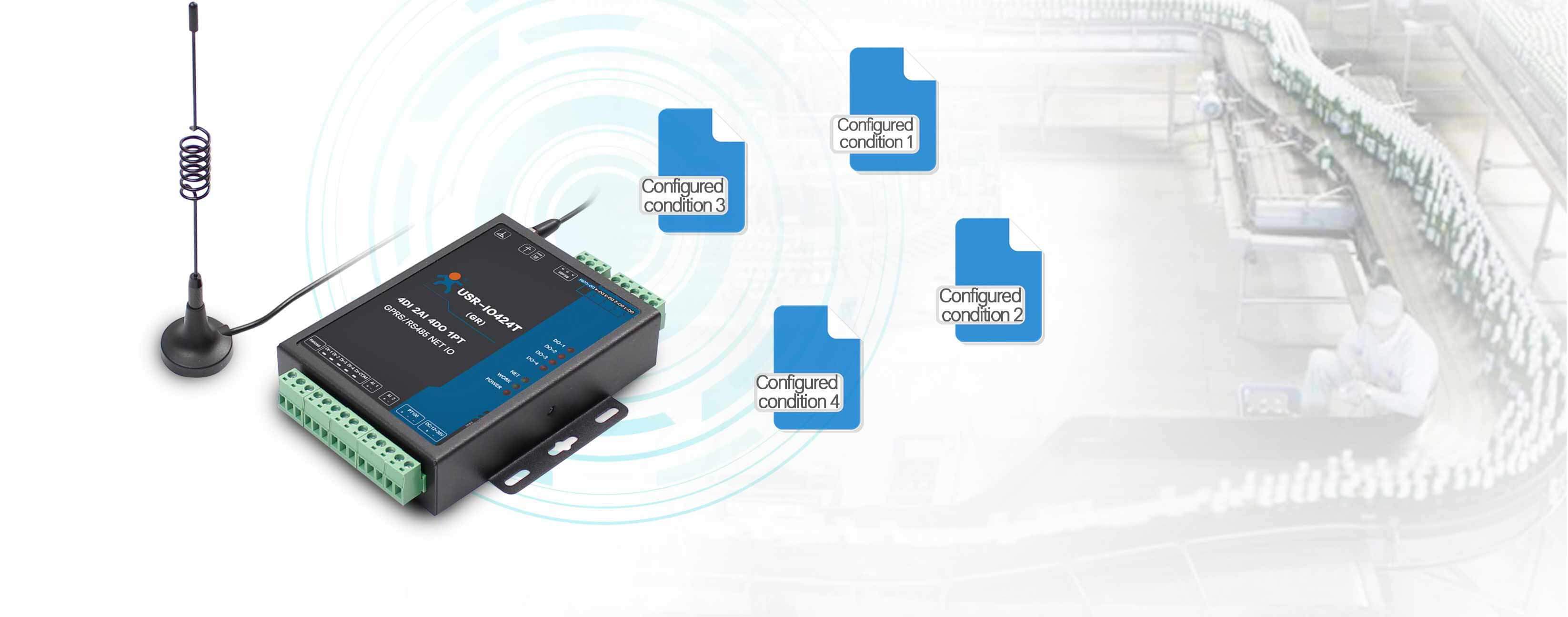 features of 4-way io controller