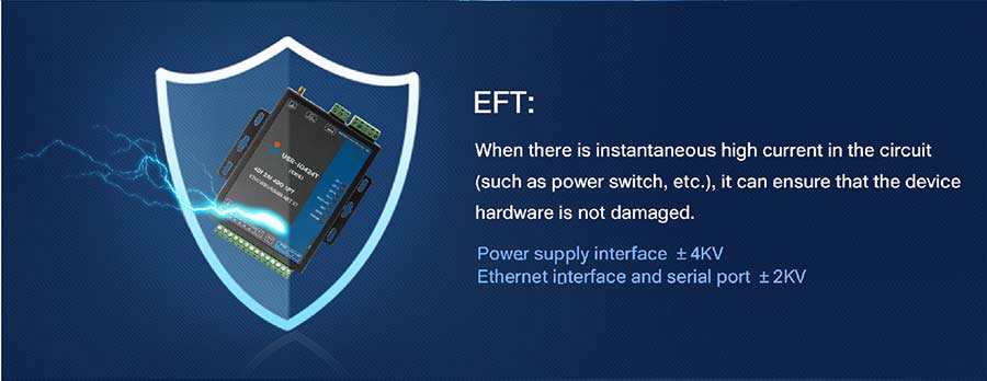 EFT can ensure 4-way network io controller is not damaged