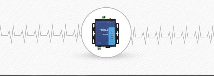 Anti-interference High receiving sensitivity:Serial RS232 RS485 to LoRa Converter 