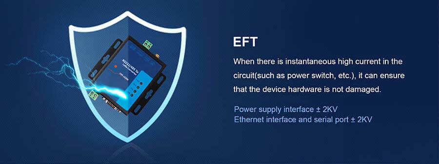 EFT, Serial RS232 RS485 to LoRa Converter 