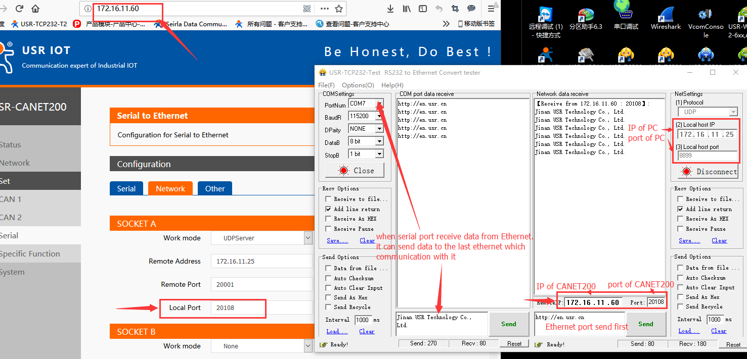 how to set can to ethernet converter