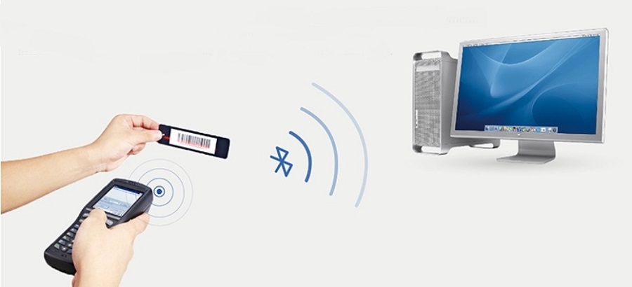 Handheld POS system of bluetooth module