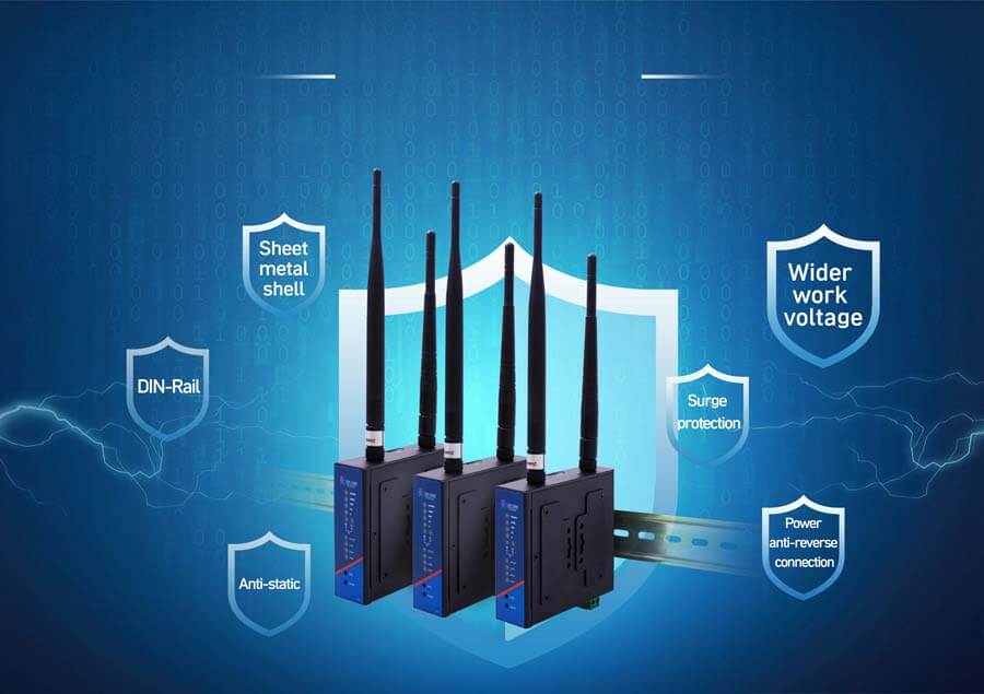 Wider work voltage, Surge protection,Power anti-reverse connection