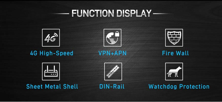 FUNCTION DISPLAY:4G High-Speed