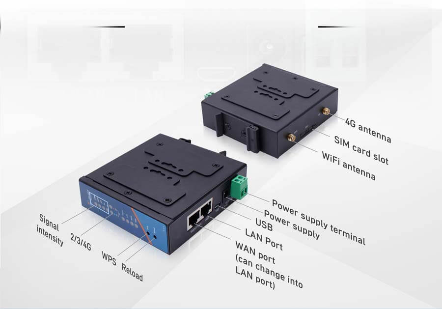 Multi encryption transmissions to ensure safety USR-G806-E/USR-G806-AU supports VPN+APN