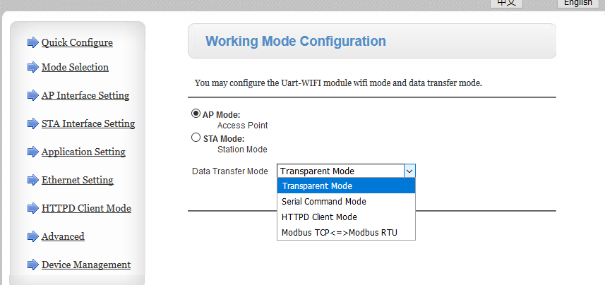 4.The data transfer mode can be configured as Transparent mode, Serial command (AT command), httpsD client, Modbus TCP to Modbus RTU..png