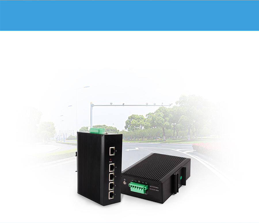 Ứng dụng: Bộ chuyển mạch Ethernet USR-SDR050 Truyền dẫn mạng giao thông thông minh