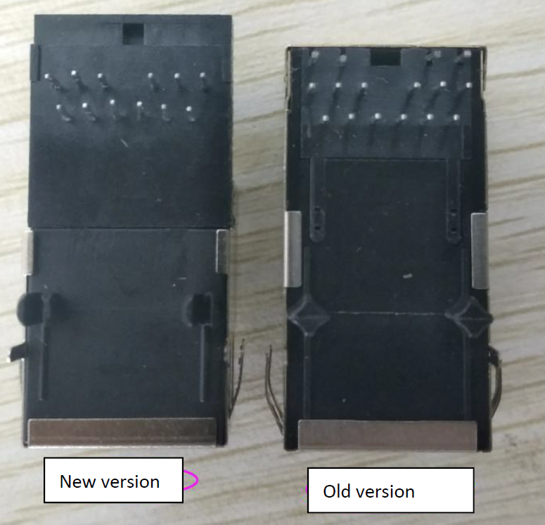 Bottom view: Difference between K7 K6 and USR-K3 K2 Version