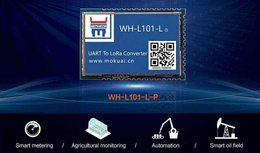 Point-to-point UART Lora module WH-L101-P
