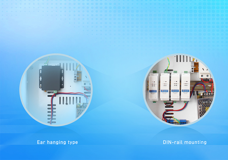  features of DIN-Rail RS485 serial to Ethernet converter