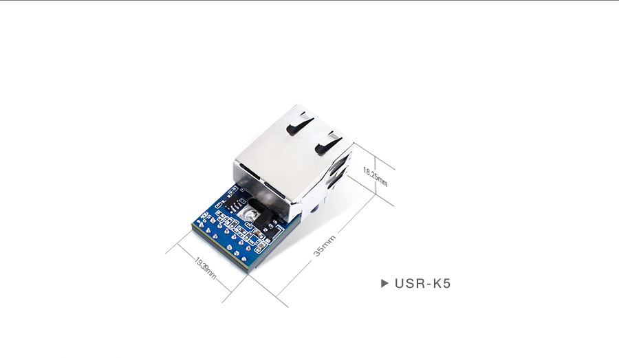 USR-K5 Ethernet modülünün ayrıntıları