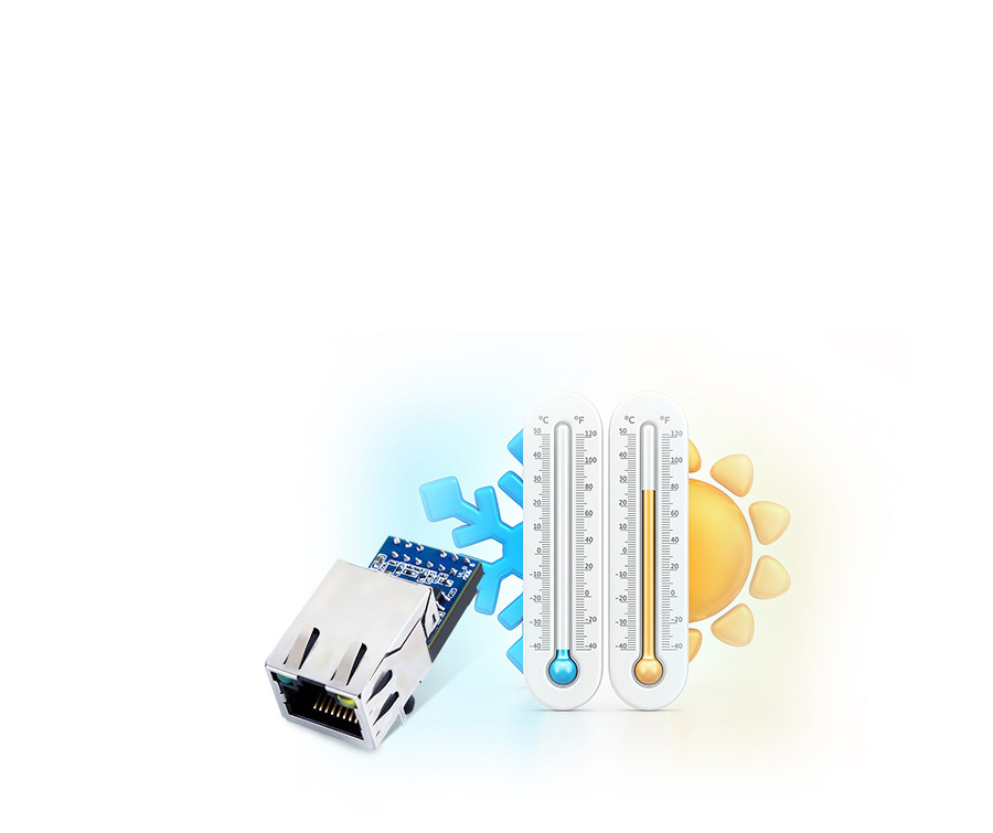 Industrial-grade Design for Ethernet module USR-K5