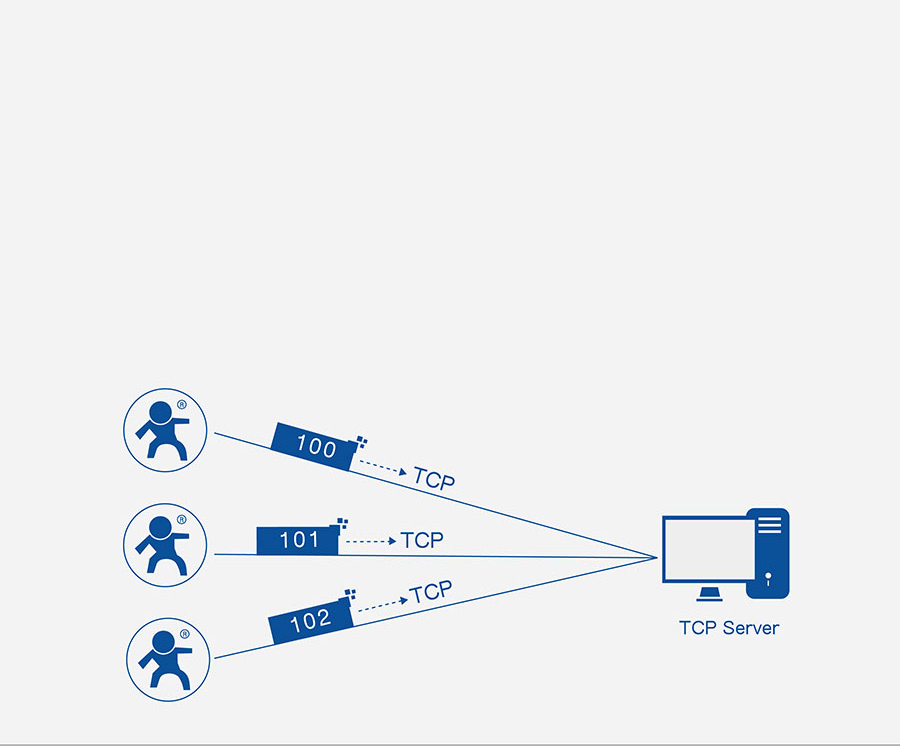 RS232 to Ethernet converters USR-TCP232-302: Identity packet function