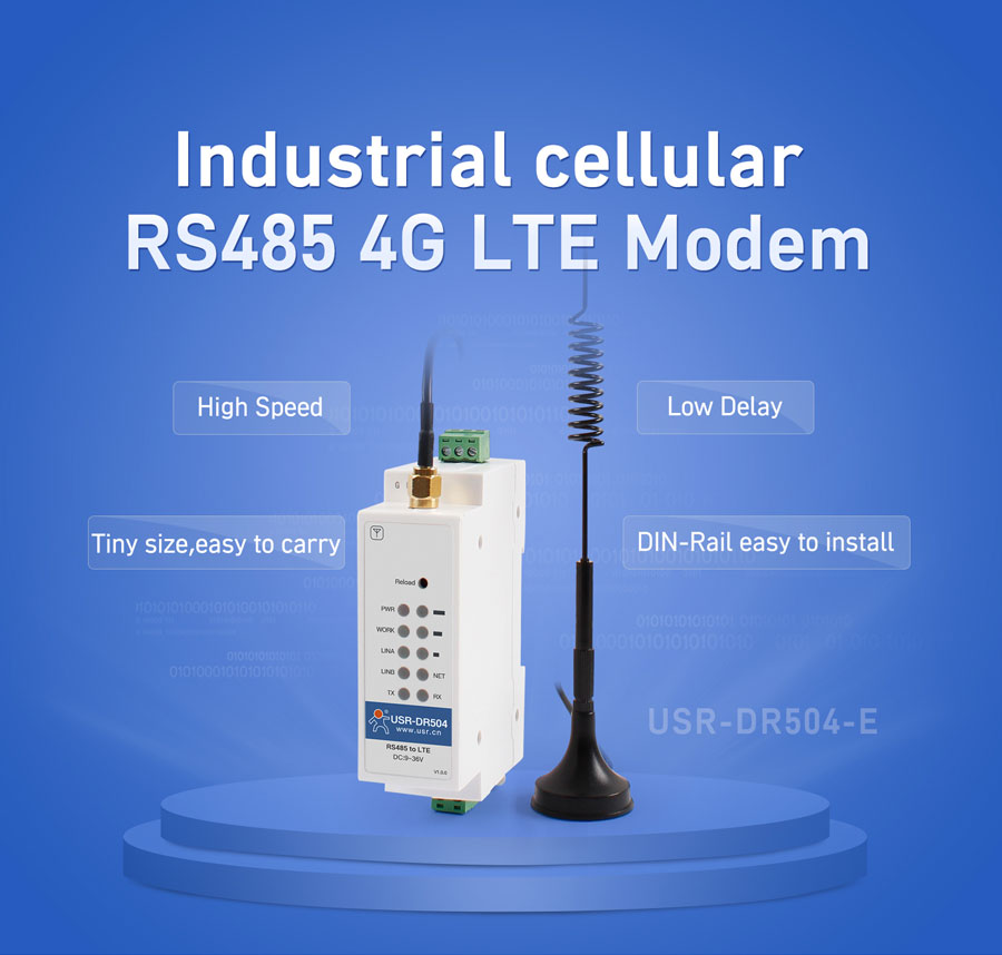 Introduction of Industrial cellular modem USR-DR504-E