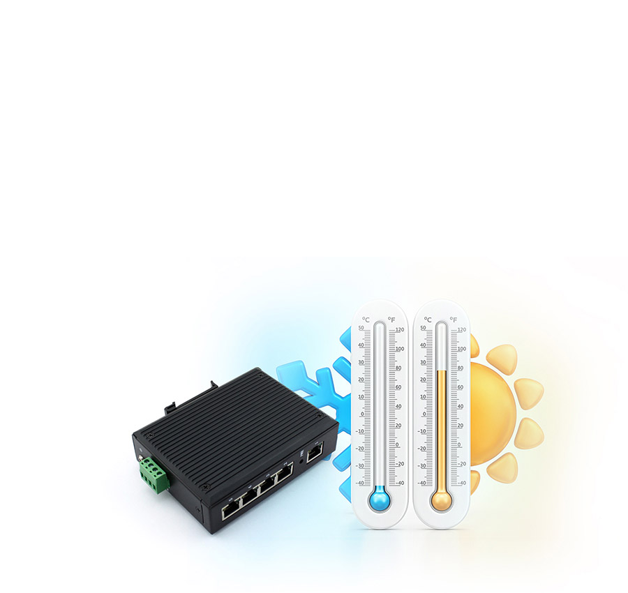 industrial design of ethernet switch USR-SDR050-L