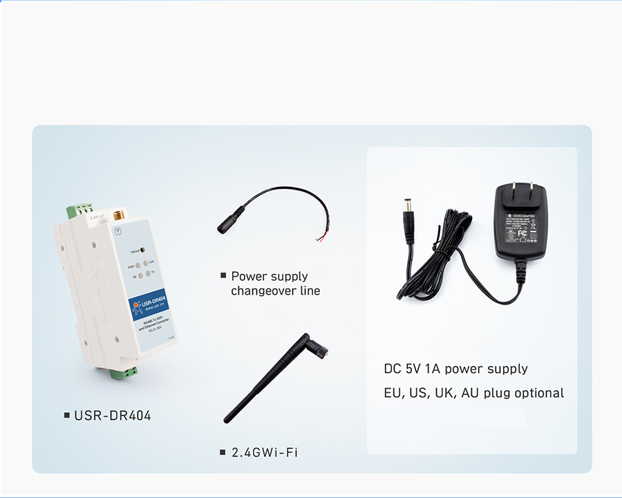 WIFI serial device server USR-DR404: Related Production