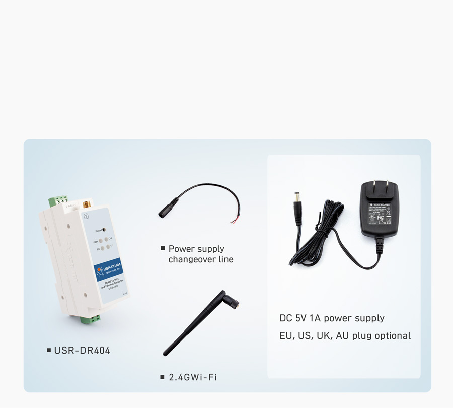 WIFI serial device server USR-DR404: Related Production