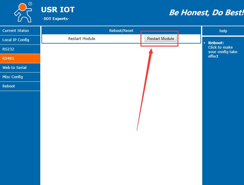 how to set the parameters of MODBUS RTU to MODBUS TCP function