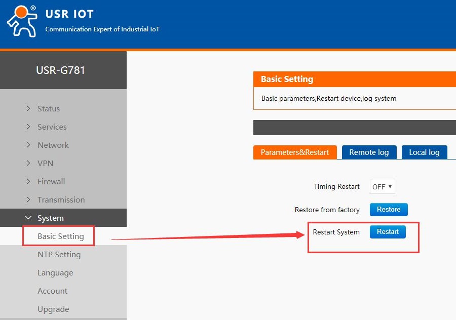 Set the work mode to MODBUS, TCP Client, the remote address is the IP address of the computer. Set the port to 1200.