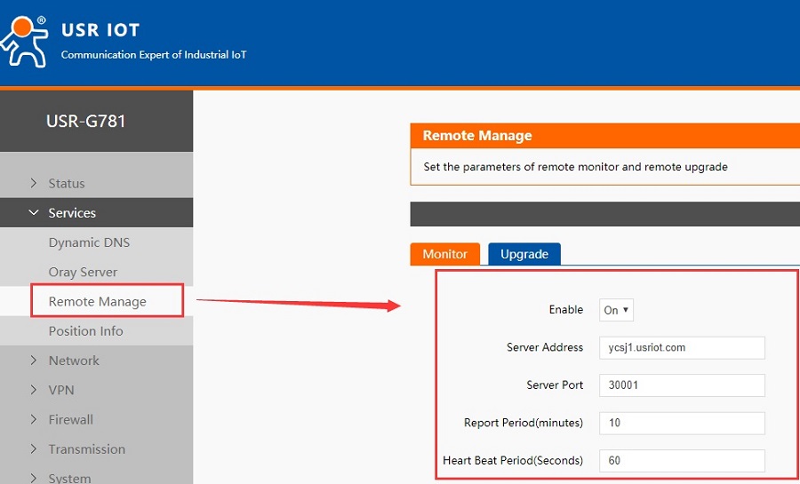 How to Restart the Industrial Modem USR-G781 Remotely