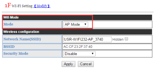 serial to wifi