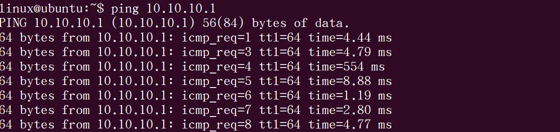 Testing the setup of Generic Routing Encapsulation 