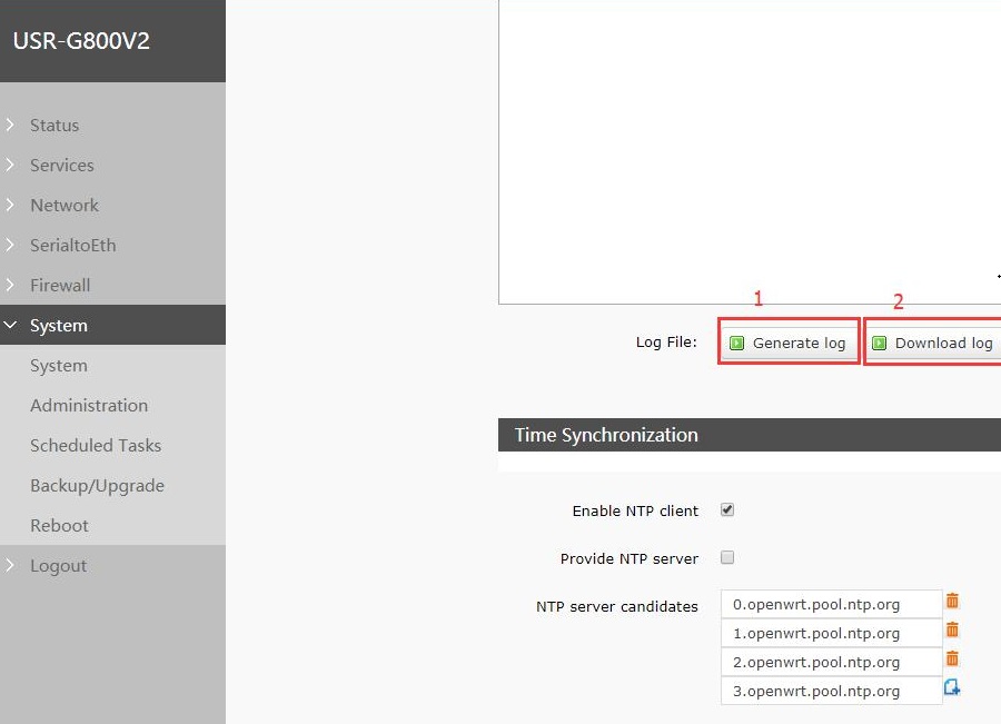 How to download G806 log: exporting log files