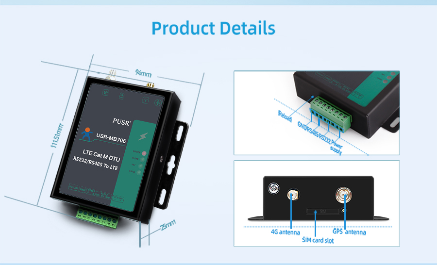 Product Details of Serial Cellular Modem/cellular modem USR-MB706