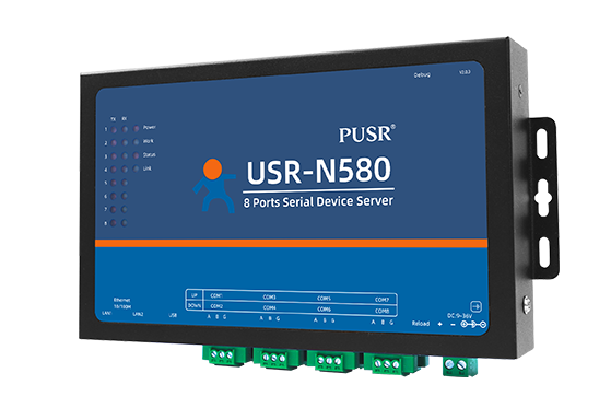 8 RS485 Ports Serial Ethernet Converter