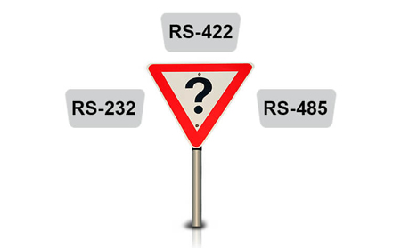 The main differences between RS232, RS422 and RS485