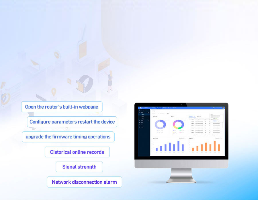 Mini industrial 4G cellular router PUSR cloud platform,Remote Centralized Management