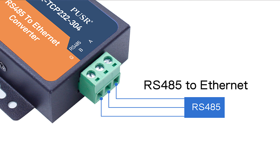 basic function of RS485 to Ethernet converters: which can transmit data transparently between TCP/IP and RS485
