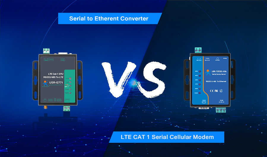 The difference between RS485 ethernet converter and 4g lte modem, and how to choose