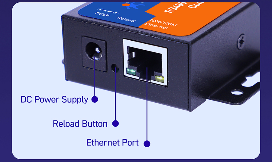 SS10580 - Converter from Modbus TCP Ethernet to Modbus RTU RS485