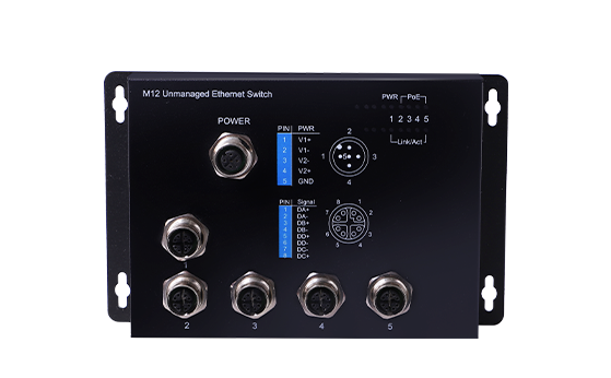 M12 Series - Gigabit Industrial Switch